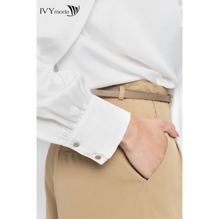 Áo lụa nữ phối bèo IVY moda MS 17M7972