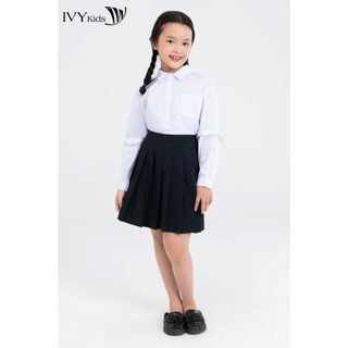 Áo sơ mi trắng bé gái ivy moda ms 17g1600