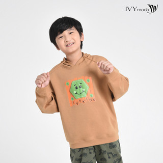 Áo hoodie bé trai in họa tiết ivy moda ms 59k1516