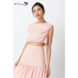 Áo cánh dơi nữ cạp dây rút ivy moda ms 16b8650