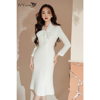 Eirlys dress - đầm tuysi thắt nơ nữ ivy moda ms 48m8496