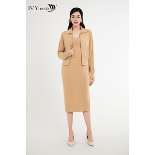 Chân váy bút chì len lông cừu ivy moda ms 30m7810