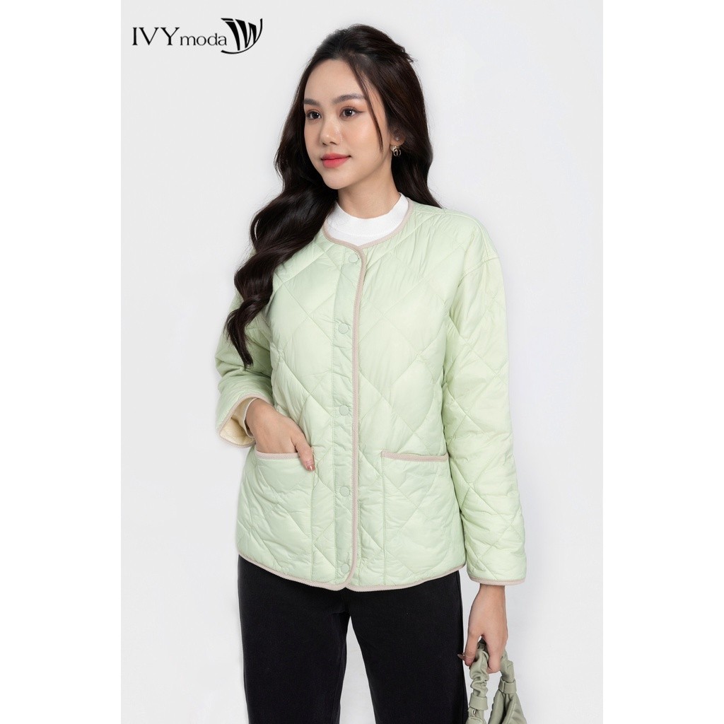 Áo khoác phao nữ 2 mặt IVY moda MS 70B8898 | BigBuy360 - bigbuy360.vn