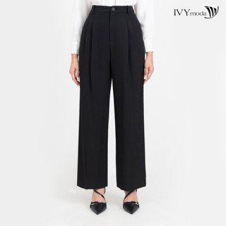 Quần suông chiết ly nữ ivy moda ms 22m8566