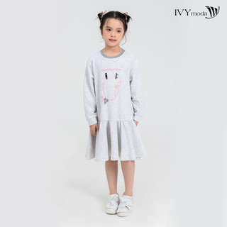 Đầm thun skateboard bé gái ivy moda ms 42g1583