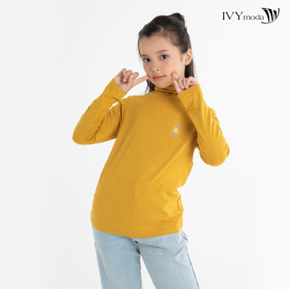 Áo thun bé gái cổ lọ ivy moda ms 58g1575