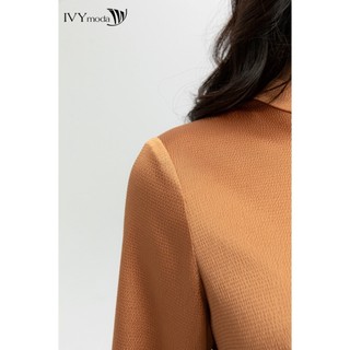 Đầm lụa nữ thắt nơ phía sau IVY moda MS 48M6193