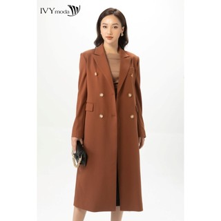 Áo khoác suông nữ dáng dài ivy moda ms 71b9145
