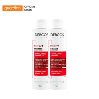 Combo 2 dầu gội giảm gãy rụng vichy dercos cho da đầu nhạy cảm 200ml x 2 chai