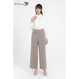 Quần dạ nữ ống suông ivy moda ms 22m8219
