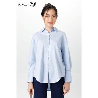 Áo sơ mi nữ cổ đức IVY moda MS 17B9171