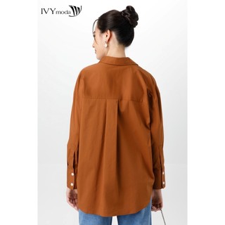 Áo sơ mi nữ cổ đức IVY moda MS 17B9171