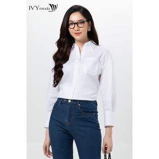 Áo sơ mi nữ cổ đức IVY moda MS 17B9171