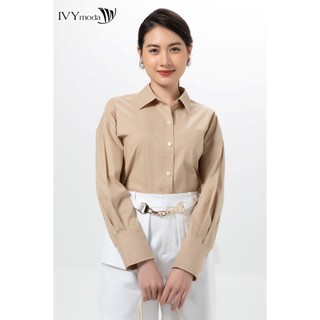 Áo sơ mi nữ cổ đức IVY moda MS 17B9171
