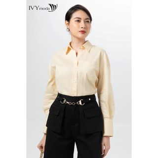 Áo sơ mi nữ cổ đức IVY moda MS 17B9171