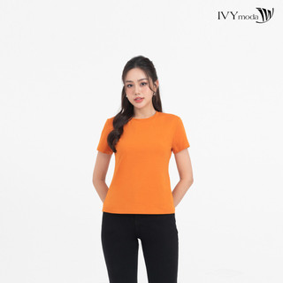 Áo thun basic cổ tròn ivy moda ms 57p0092