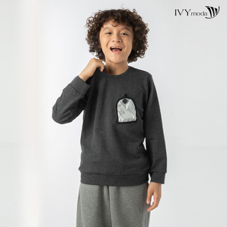Áo thun dài tay bé trai IVY moda MS 58K1379
