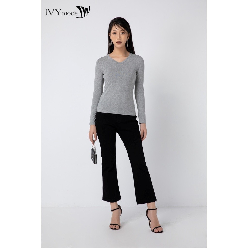 Áo thun nữ dài tay IVY moda MS 58P0159 | BigBuy360 - bigbuy360.vn