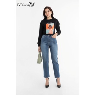Quần jeans nữ slim fit ivy moda ms 25m7786