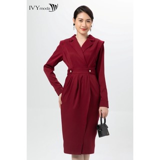 Đầm nữ dáng vest IVY moda MS 48M7136