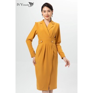 Đầm nữ dáng vest IVY moda MS 48M7136