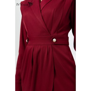 Đầm nữ dáng vest IVY moda MS 48M7136