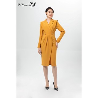 Đầm nữ dáng vest IVY moda MS 48M7136
