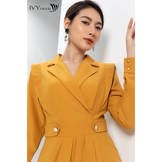 Đầm nữ dáng vest IVY moda MS 48M7136