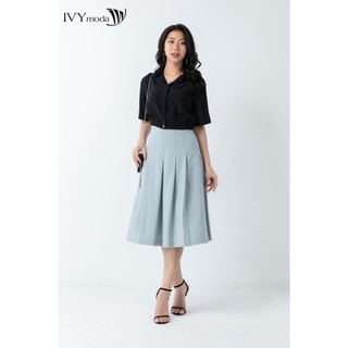 Chân váy xếp ly xòe IVY moda MS 30M6565