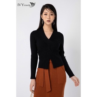 Áo len nữ ôm tay dài IVY moda MS 58B8039