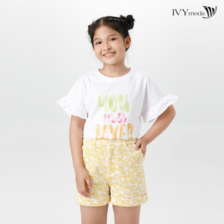 Quần short khaki bé gái ivy moda ms 20g1528