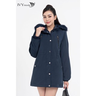 Áo khoác Parka nữ chần bông chống thấm nước IVY moda MS 71B7957