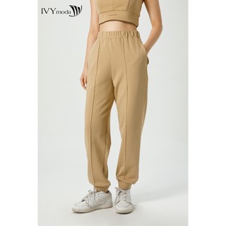 Quần jogger thun nữ bo gấu ivy moda ms 22b8996