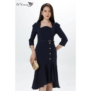 Đầm đuôi cá dáng dài IVY moda MS 48M7088