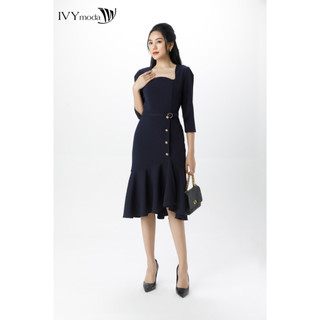 Đầm đuôi cá dáng dài IVY moda MS 48M7088