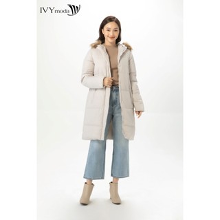 Áo khoác phao nữ dáng dài ivy moda ms 71b8857