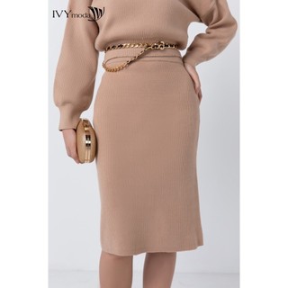 Chân váy len dáng ôm IVY moda MS 30B7961