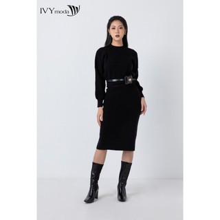 Chân váy len dáng ôm IVY moda MS 30B7961