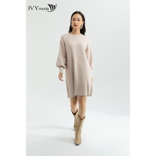 Đầm len dáng chữ A thiết kế IVY moda MS 42B7986