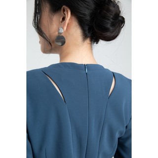 Đầm ôm cổ tim nữ IVY moda MS 48C5996