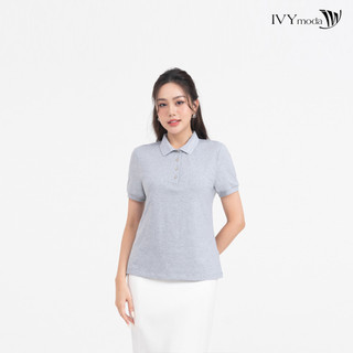 Áo Thun nữ Trơn Cổ Đức IVY moda MS 57P0154