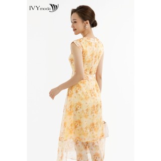 Đầm hoa tay hến IVY moda MS 41M7267