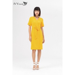 Đầm 2 lớp cổ chữ v ivy moda ms 48m5462