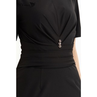 Đầm ôm eo xếp ly IVY moda MS 48M7559