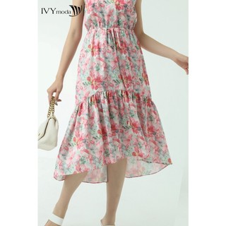 Đầm lụa đuôi cá IVY moda MS 41M7338