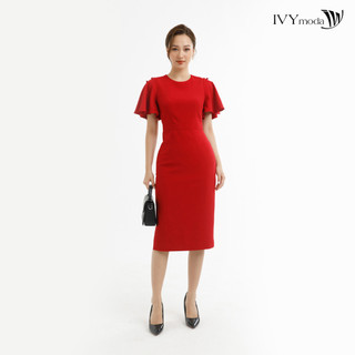 Đầm ôm cánh tiên ivy moda ms 48m7664