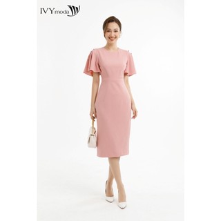 Đầm ôm cánh tiên IVY moda MS 48M7664