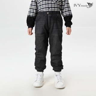 Quần denim bé trai bo ống ivy moda ms 25k1269
