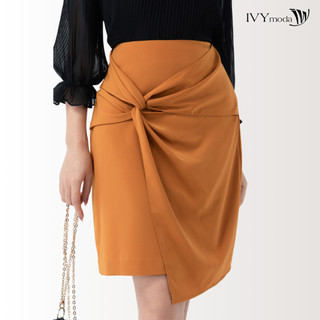 Chân váy bút chì xoắn nút ivy moda ms 30m6800