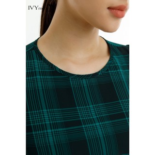 Đầm lụa xòe eo rút dây IVY moda MS 48M7543